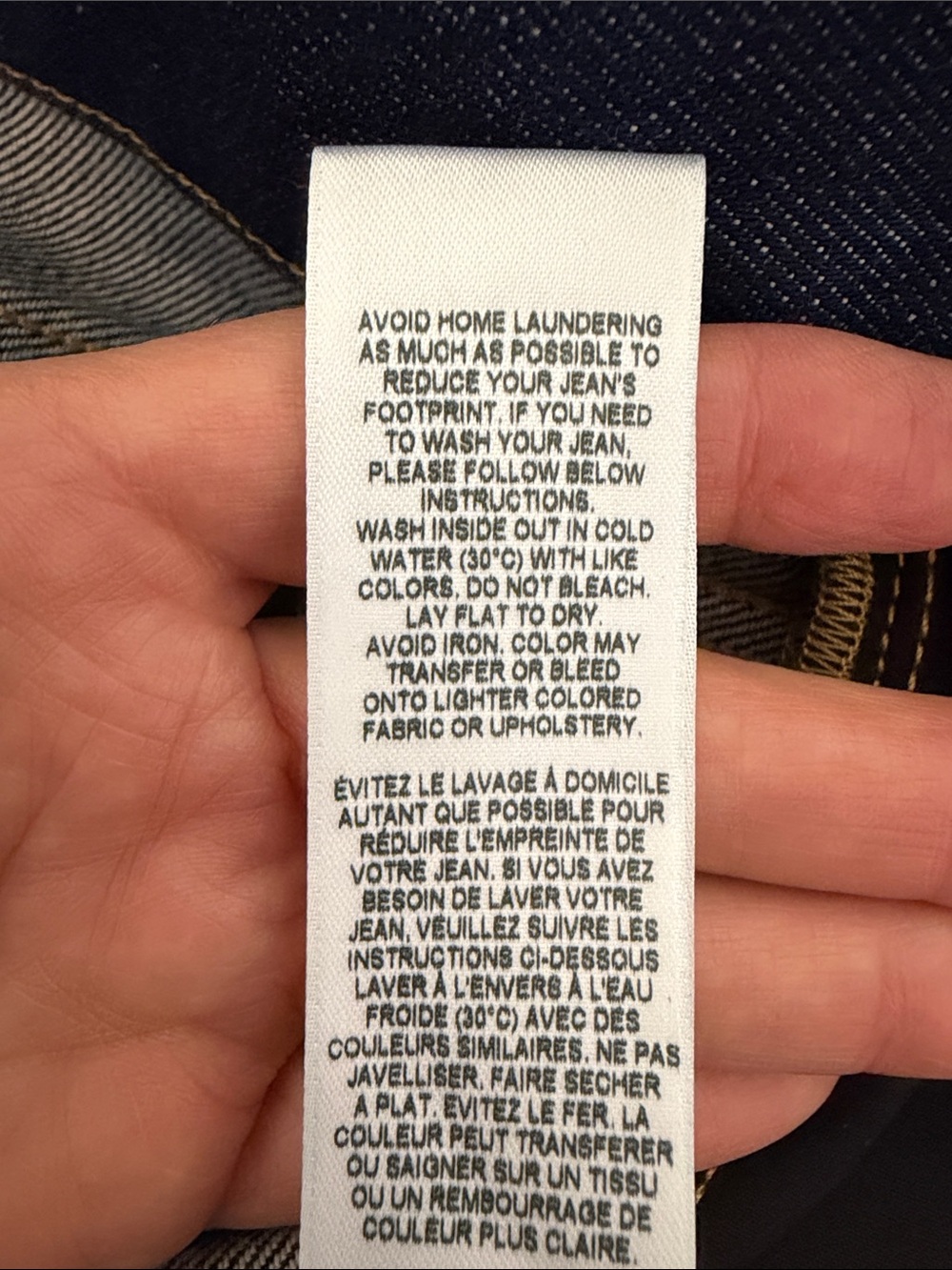 NWT FRAME Trapunto Trouser Jeans in Rinse Size 26 - Picture 15 of 15